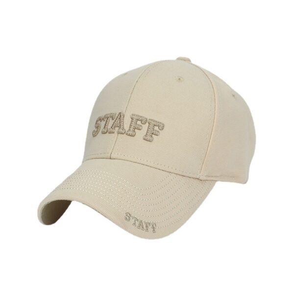 Wholesale Chic Baseball Cap with English Letters Black White Adjustable Unisex Resale