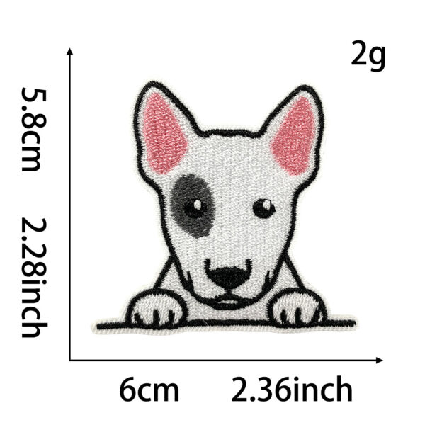 oly-94970dc7fd206332baddfcb406e97b17 Wholesale Cartoon Dog Embroidered Iron-On Patches for Clothing Backpacks DIY Fashion Accessory