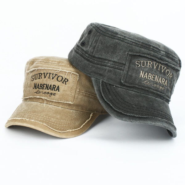 Wholesale Vintage Embroidered Patch Flat Top Cap Stylish Fashion Accessory for Everyday Wear