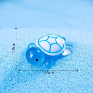 4 # Blue [large size] / 30 types of luminous cartoon turtles