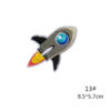 Wholesale Embroidered Space Astronaut Rocket Patches Stylish Fashion Accessory for Clothing Boutique Resale