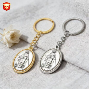 oly-94ae6636f81d052edbb9fbc3dc962c29 Wholesale Trendy Cross Crown Roman Numerals Alloy Keychain Bag Charm, Silver Fashion Accessory for Women, Boutique Gift