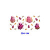Wholesale 5pcs Pink Pastel Ghost Witch Pumpkin 16oz Cup UV DTF Wraps