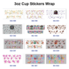 oly-94d1e6b6dd9b47e595693089514cfcc5 Wholesale 8pcs Mixed Cute Cartoon Doll Skull Sport Animal Print 3oz Cup Stickers Wrap OLY Exclusive