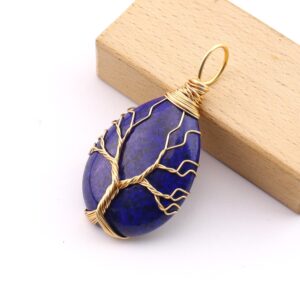 Lapis gold (2.4x3.4cm)