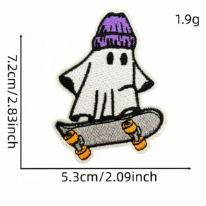 White ghost cloth patch 17 #