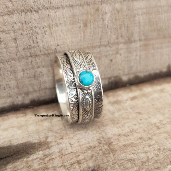 oly-952c819210116c43fefbc5a0145b5bba Wholesale Bohemian Vintage Turquoise Inlay Ring Alloy Electroplated Jewelry Accessory for Everyday Wear