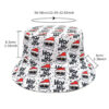 oly-952d7fb03e2a7afa5b7d60a9127836a6 Wholesale Santa Claus Pattern Fisherman Hat Stylish Sun Hat for Unisex