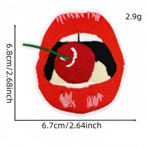 Red series cloth sticker 11#
