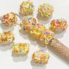 oly-953858ccd492e8044318cada40e0ab2c Wholesale Irregular Donut Shape Acrylic Beads DIY Fashion Accessory for Jewelry Making