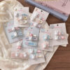 oly-953f7547f15bf1e7c91bbf3813da54f8 Wholesale ABS Plastic Hair Clips Set Spring Rabbit Design Cute Fashion Accessory for Girls