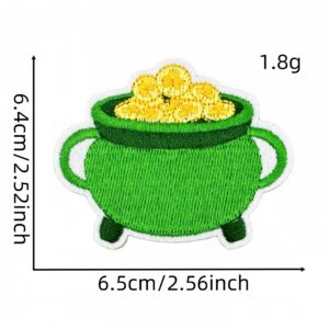 Green cloth stickers 8#
