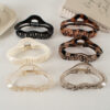 oly-957a555075ed652825569c0889156a41 Wholesale Plastic Hair Claw Clip Irregular Liquid Line Stylish Hair Accessory for Women