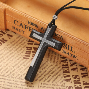 Black Double Cross Cord