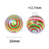 oly-95972a0eda2f3d21e7a920ba028c4966 Wholesale Christmas Candy Stripe Acrylic Bead Phone Chain DIY Spiral Printed Round Beads Fashion Accessory