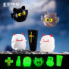 oly-95a764dc78b847281d137079b2712523 Wholesale Resin Halloween Bat Ball Ornament DIY Scene Decor Resale Craft Accessory