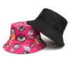 Wholesale Casual Eyes Pattern Bucket Hat Sun Protection for Beach Resort Resale