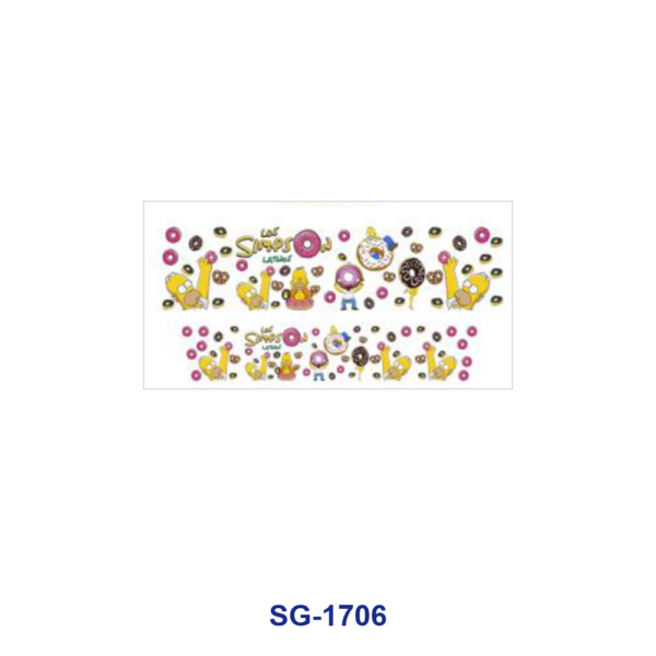 Wholesale 8pcs Cartoon Mixed Pattern 3oz Cup Stickers Wrap OLY Exclusive