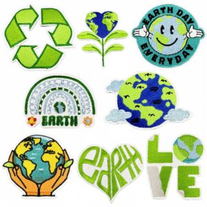 oly-95d4e90e0697d07169f2b0c2f052cbac Wholesale Earth and Heart Design Embroidery Patch, Stylish Bag Charm for Casual Gift