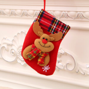 Red stocking deer style [16*13cm16g]