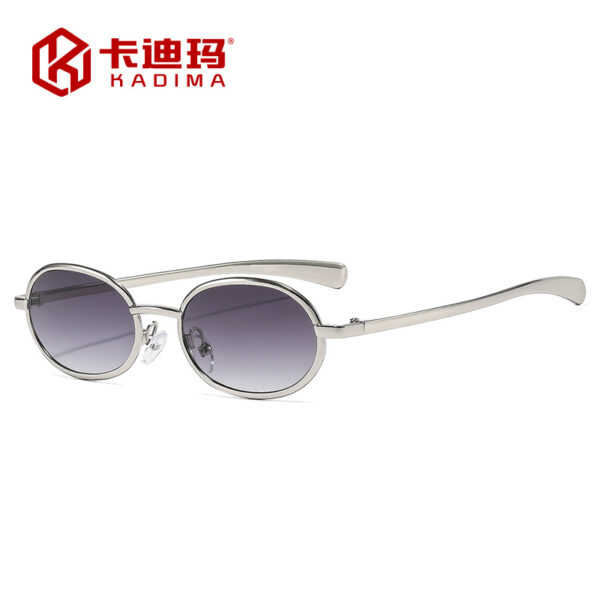 oly-95dde0e722f91b59a0d7ff27a34ca77f Wholesale Vintage Punk Oval Metal Sunglasses Gold Frame Gray Lens UV400 Trendy Fashion Accessory