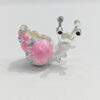 oly-95ea353a5351f56598f4f64212401d02 Wholesale Pink Alloy Snail Charm Bead DIY Craft Supply for Jewelry Making Keychain Phone Chain Decorative Accessory