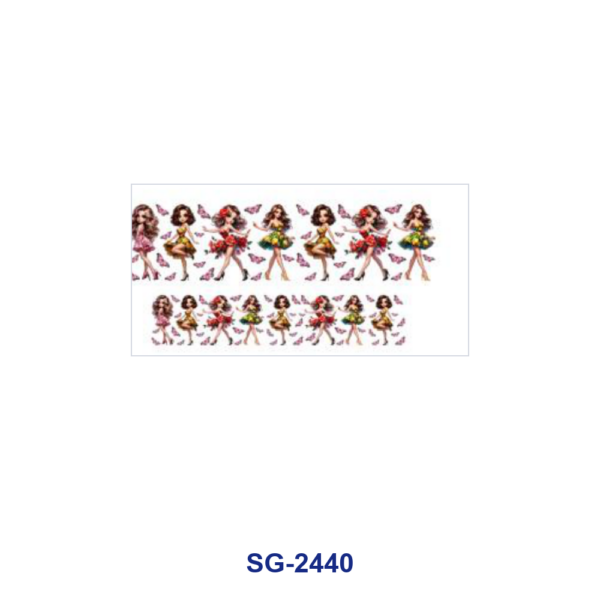 Wholesale 8pcs Mixed Floral Fashion Lady Cartoon Print 3oz Cup Stickers Wrap OLY Exclusive