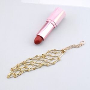 Stainless steel single mesh bag (gold)