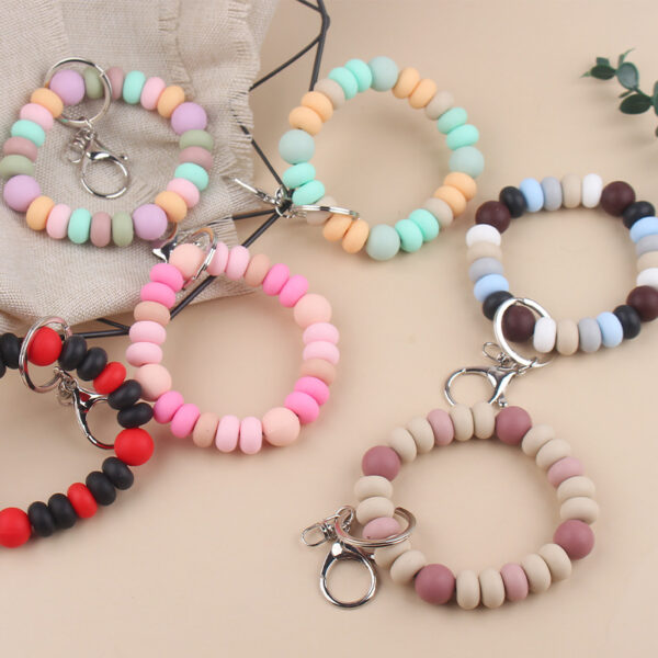 oly-96151ef070ebbc3623a6ea037b5a38ee Wholesale Silicone Cartoon Spacer Bead Bracelet Keychain Korean Style DIY Fashion Accessory for Gifts