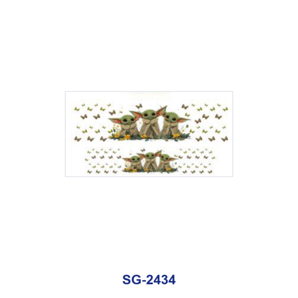 Wholesale 8pcs Mixed Perfume Beauty Cartoon Character Print 3oz Cup Stickers Wrap OLY Exclusive