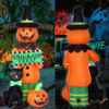 Wholesale Polyester Halloween Inflatable Pumpkin and Black Cat Decoration for Party