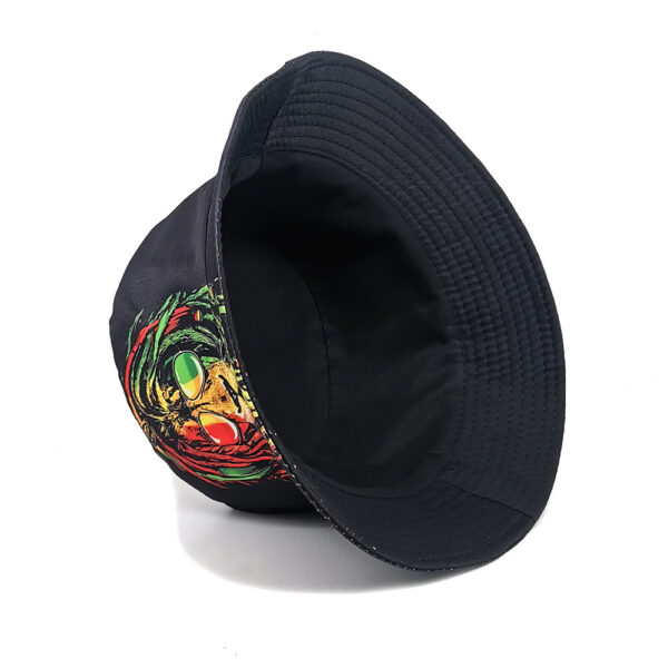 Wholesale Trendy Lion Print Fisherman Hat Sun Protection Casual Hat for Men Women