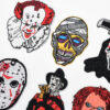 oly-9642c0575b18efb983714e1cc51c8142 Wholesale Twill Halloween Patch Embroidered Clown Applique DIY Bag Jacket Accessory