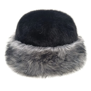 Mongolian hat black / M（56-58cm）