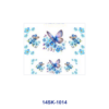 Wholesale 2/4/8pcs Watercolor Butterfly Floral Print Mini Cup Keychain Sticker