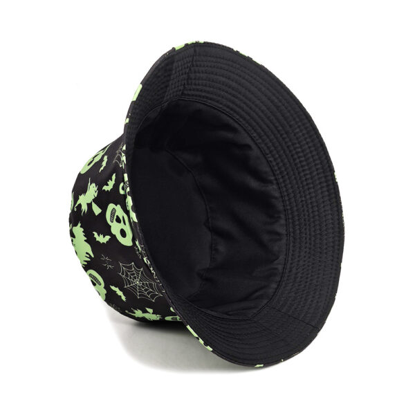 oly-96836f64aba49255cef9679a4ac75de4 Wholesale Trendy Halloween Skull Print Fisherman Hat Double Sided Sun Hat Fashion Accessory Gift