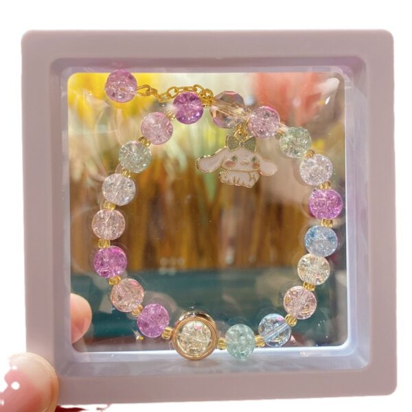 Wholesale Glass Beaded Kids Bracelets Cartoon Charm Birthday Gift Jewelry Accessory OLY Exclusive