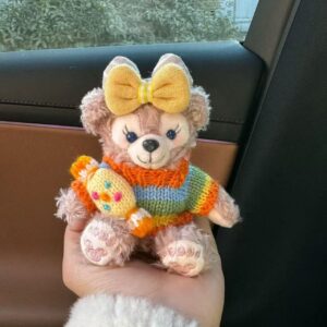Orange sweater + knitted candy [shirley rose] / Approximately 10cm, comes with a rope stopper