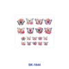 oly-9703f8d19ef774af3f024c813f4565ca Wholesale 8pcs Butterfly Floral Cartoon Character Pattern Mini Cup Keychain Sticker