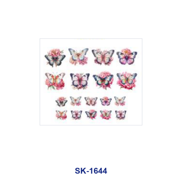 oly-9703f8d19ef774af3f024c813f4565ca Wholesale 8pcs Butterfly Floral Cartoon Character Pattern Mini Cup Keychain Sticker