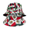Wholesale Mexican Flag Bucket Hat with Letter Print Unisex Sun Protection Hat