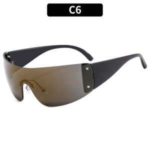 C6-black frame gold Mercury
