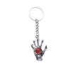 Wholesale Silver Evil Eye Claw Keychain Pendant Stylish Car Key Accessory for Men