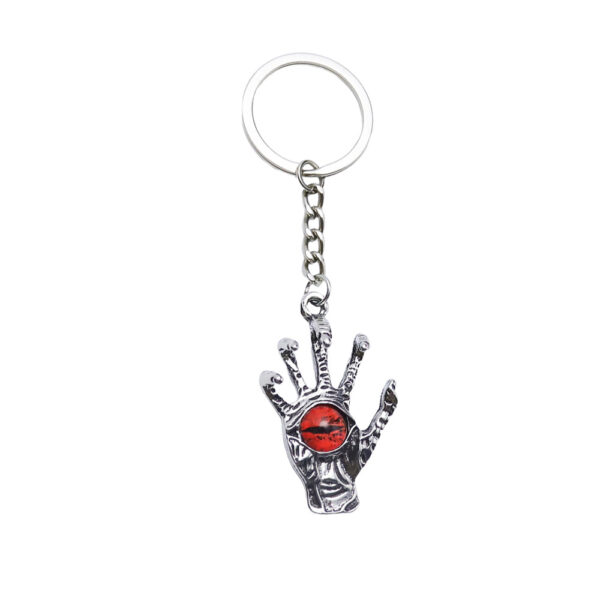 Wholesale Silver Evil Eye Claw Keychain Pendant Stylish Car Key Accessory for Men