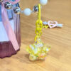 Wholesale Acrylic Five pointed Star Keychain Oil filled Bubble Bead Design, Stylish Bag Charm for Business Gifts