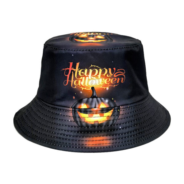 Wholesale Halloween Pumpkin Monster Bucket Hat Trendy Fashion Accessory with Sun Protection for Gift and Boutique Resale