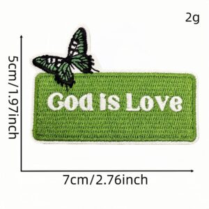 Green cartoon cloth stickers 16 #