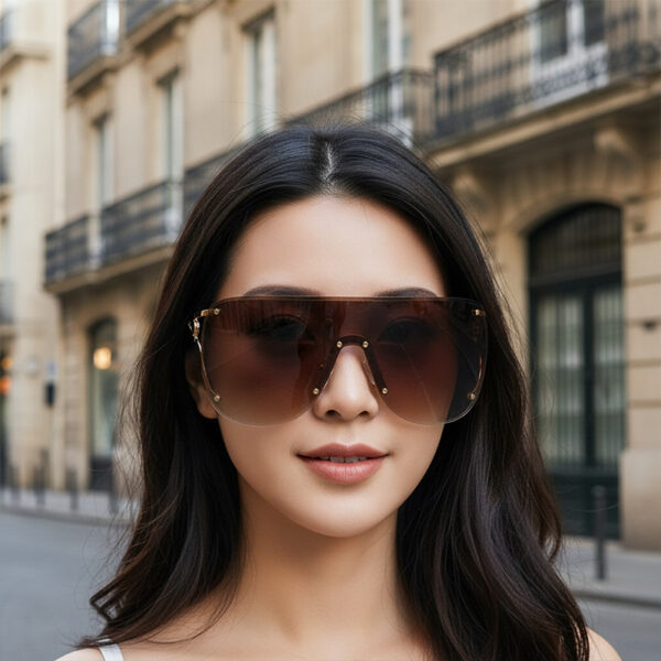 oly-97714354f5f0c9fa9250c625624392b7 Wholesale Gold Frameless UV400 Sunglasses with Ring Design for Everyday Wear