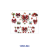 oly-978101405b4628a9154ac0051f62e0d1 Wholesale 2/4/8pcs Vintage Bow Floral Print Mini Cup Keychain Sticker