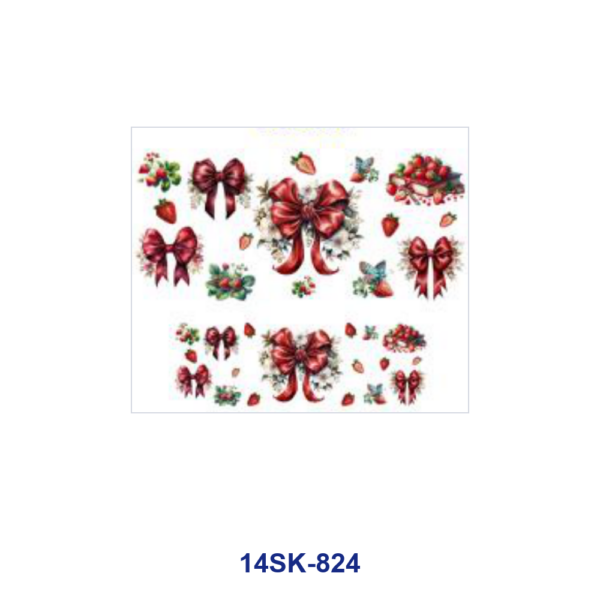 oly-978101405b4628a9154ac0051f62e0d1 Wholesale 2/4/8pcs Vintage Bow Floral Print Mini Cup Keychain Sticker